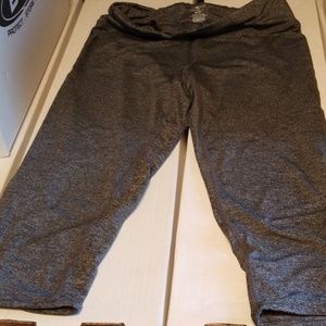Grey capri style leggings